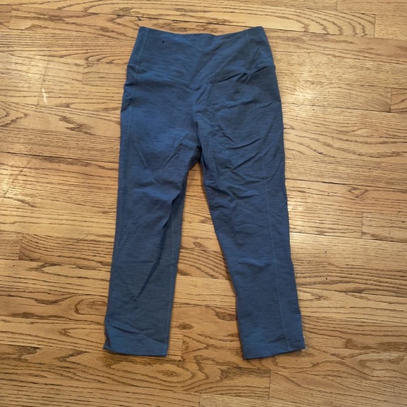 Grey Nike Cropped Leggings - Picture 2 of 2